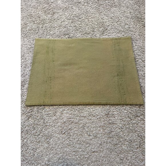 Vtg WC Fashions Set Of 8 Green Cloth Napkins & 7 Placemats !00% Cotton - Picture 2 of 16